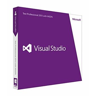 Microsoft Visual Studio Test Professional 2013 with MSDN英語の画像