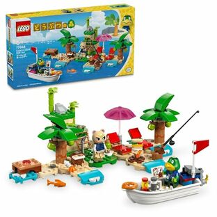レゴ(LEGO) どうぶつの森 かっぺい の ボートツアー おもちゃ 玩具 プレゼント ブロック 女の子 男の子 子供 5歳 6歳 7歳 8歳 小学生 ジュン かっぺい あつ森 ごっこ遊び ボート 船 77048の画像