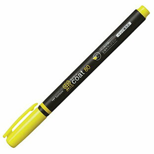 トンボ鉛筆 蛍光ペン 蛍コート80 黄色 WA-SC91-10Pの画像