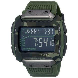 特別価格Timex メンズ コマンドショック 54mm クォーツ 樹脂ストラップ グリーン 24 カジュアルウォッチ (モデル:TW5M20400)好評販売中の画像