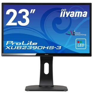 iiyama モニター ディスプレイ XUB2390HS-B3 (23インチ/フルHD/AH-IPS/HDMI,D-sub,DVI-D/昇降/ピボットの画像
