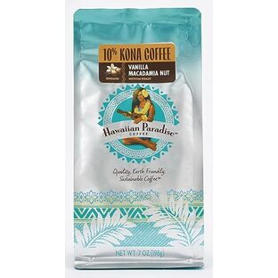 ハワイアンパラダイスコーヒー 10%コナ バニラマカダミア 198gの画像