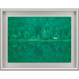 東山魁夷 「 緑響く 」 特装版 彩美版R プレミアムマスターピースコレクション 復刻絵画の画像