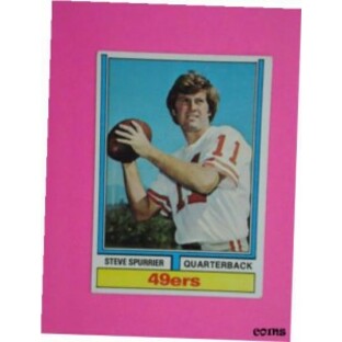 【品質保証書付】 トレーディングカード Steve Spurrier 1974 TOPPS Card #215 49ERSの画像