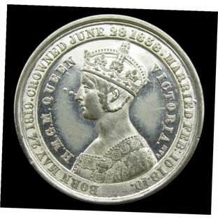 【極美品/品質保証書付】 アンティークコイン コイン 金貨 銀貨 [送料無料] c.1848 BRASS BOX WITH 3 x WHITE METAL MEDALS - ENGLAND'S PRIDE & EUROPE'S GLORYの画像