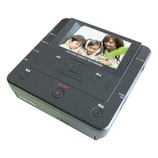 メディア レコーダー 録画・録音かんたん録右ェ門 ダビング USB SDカード DMR-0720 ブラック レコードプレーヤー CD カセットテープ ダビング AM FM ラジオ SDの画像