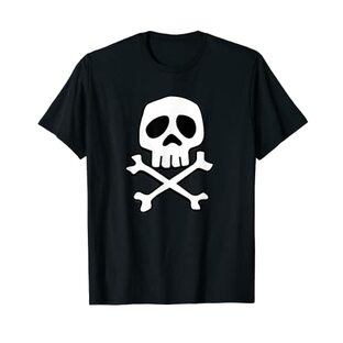 クラシック 宇宙 海賊 パンク スカル キャプテン ハロウィン Tシャツの画像