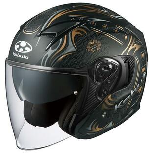 OGK KABUTO EXCEED SWORD エクシード ソード（フラットブラックゴールド） ジェットヘルメット OGKカブトの画像