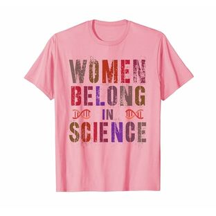 女の子 女性 BELONG In SCIENCE ピンク テクノロジー スクワッド エンジニア Tシャツの画像