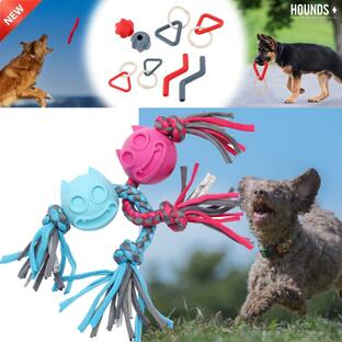 犬用おもちゃ ループ ハウンズプラス モンスターロープ 犬 玩具 噛むおもちゃ デンタルケア ストレス発散 運動不足発散 丈夫 壊れにくいの画像