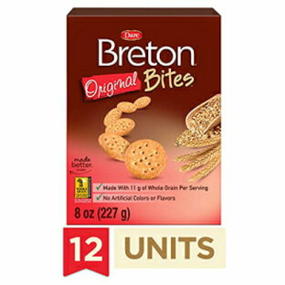 Dare Breton ミニクラッカー、オリジナル、8オンスパッケージ (12個パック) Dare Breton Minis Crackers, Original, 8-Ounce Packages (Pack of 12)の画像