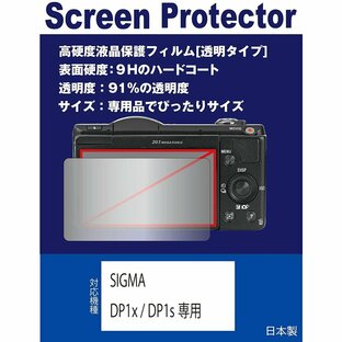 SIGMA DP1x / DP1s専用 液晶保護フィルム（高硬度フィルム 透明）の画像