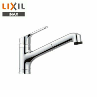LIXIL INAX キッチン用 ワンホールシングルレバー混合水栓 ハンドシャワー付 エコハンドル RSF-833Yの画像