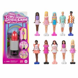 バービー(Barbie) ミニバービーランド ファッショニスタ アソート（リップスティック）マイクロドール10体 BOX販売 きせかえ人形・ハウス 大人買い 6歳から マルチ 986A-HYF19の画像