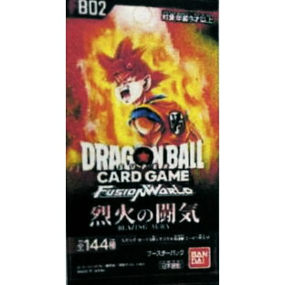 5月発売 烈火の闘気 FB02 ドラゴンボールスーパーカードゲーム フュージョンワールド ブースターパック 新品未開封 5パックセットの画像