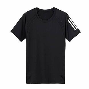 [アディダス] Tシャツ 【吸汗速乾】 ベンチレーション APR013A メンズ アーバンブラック Mの画像