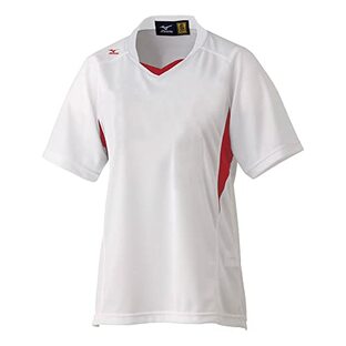 [ミズノ] 野球 アパレル ゲームシャツ 12JC4F70 ホワイト×レッドの画像