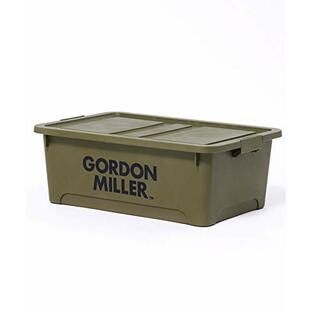 GORDON MILLER スタッキングストレージボックス Lサイズ オリーブドラブ 618506の画像