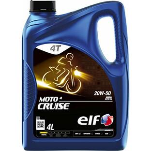 Total elf(エルフ) バイク用 4st エンジンオイル MOTO 4 CRUISE (モト 4 クルーズ) 20W-50 鉱物油 4L 213953の画像