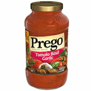 Prego パスタソース、トマトバジルガーリック、24 オンス Prego Pasta Sauce, Tomato Basil Garlic, 24 ozの画像