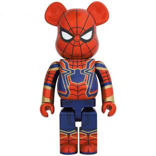 BE@RBRICK IRON SPIDER 1000％ メディコムトイベアブリック (Bearbrick Iron Spider-man Avengers End Game[2021Version] 1000%)の画像