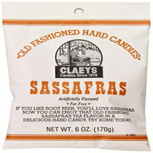 Claey's サッサフラス ドロップス、6 オンス パッケージ (12 個パック) Claey's Sassafras Drops, 6-Ounce Packages (Pack of 12)の画像