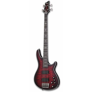 SCHECTER DIAMOND SERIES HELLRAISER EXTREME 4 / Crimson Red Burst Satin [AD-HR-EX-BASS-4][シェクター][エレキベース][EMGピックアップ][メンテナンス無料] 【受注生産＝約8ヶ月】の画像