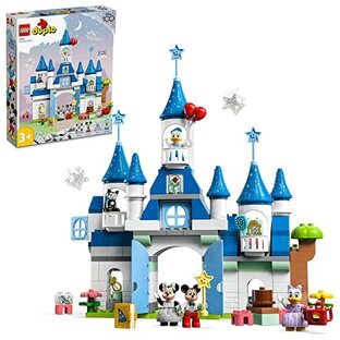 レゴ(LEGO) デュプロ 3in1 まほうのお城 知育 玩具 おもちゃ ディズニー ブロック プレゼント幼児 赤ちゃん 魔法 ファンタジー 男の子 女の子 1歳半 2歳 3歳 ~ 10998の画像