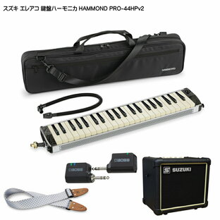 スズキ エレアコ鍵盤ハーモニカ HAMMOND PRO-44HPv2 ストラップ/WL20/アンプ付 SUZUKIの画像