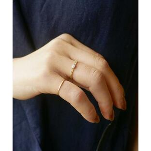 レディース 指輪 ダイヤピンキーリングの画像