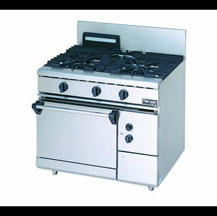 【新品・送料無料代引不可】マルゼン ガスレンジ NEWパワークックシリーズ 厨房機器 調理機器 RGR-0972D W900*D750*H800(mm)の画像