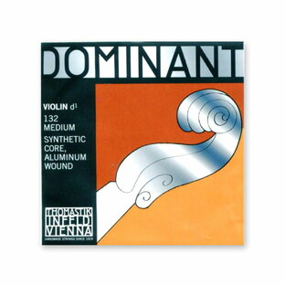 ドミナント Dominant No.132 ヴァイオリン弦 ペルロン アルミ巻 D線の画像