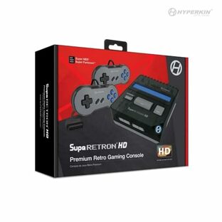 Hyperkin Supa RetroN HD Black : スーパーファミコンSFC/SNES(NTSC/PAL) 対応 プレミアム レトロ ゲーム コンソール 互換機の画像