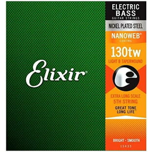 【新品】【同梱不可】5日以内発送Elixir エリクサー ベースバラ弦 NANOWEB ニッケル 5弦用 EX-Long Scale .130 #15433 テーパーワウンドの画像