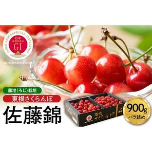 ふるさと納税 【2025年産 先行予約】GI 「東根さくらんぼ」佐藤錦 900g バラ詰め JA園芸部提供 山形県 東根市 hi001-028 令和7年産 さくらんぼ .. 山形県東根市の画像