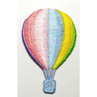 アイロンワッペン ミニワッペン ワッペン 刺繍ワッペン 気球 アイロンで貼れるワッペンの画像