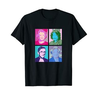 THE SUPREMES ポップアート Supreme Court Justices RBG フェミニスト ファン Tシャツの画像