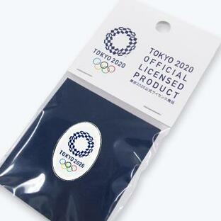 公式商品 東京2020オリンピックエンブレム ピンバッジ 楕円 EMニッケル オフィシャルライセンスグッズの画像