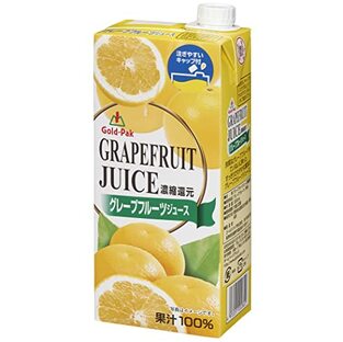ゴールドパック グレープフルーツジュース 1L×6本 【果汁100% 業務用 紙容器 】の画像