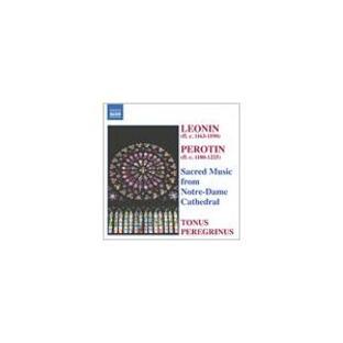 トーヌス・ペレグリヌス Sacred Music From Notre-Dame Cathedral:Perotin/Anonnymous:Anthony Pitts CDの画像
