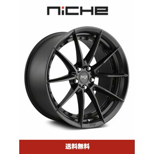 テスラモデル3用 ニッチ セクター マットブラック 19x8.5J ホイール4本セット Niche SECTOR 19X8.5 5X4.5 72.56 BD +35 (送料無料)の画像