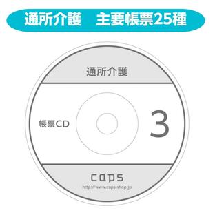 帳票 記録 通所 介護 契約書 重要事項 説明書 エクセル ワード データ CD caps キャプスの画像
