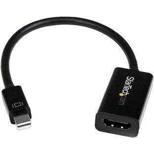 StarTech.com Mini DisplayPort 1.2 - HDMI アクティブ変換アダプタ UltraBook対応 mDP オス - HDMI メス 4K/30Hz MDP2HD4KSの画像