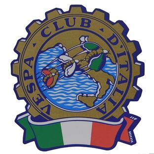 ベスパ Vespa Club ITALIA エンブレムステッカー 22744の画像