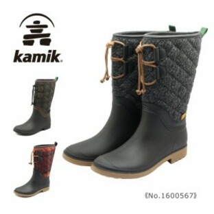 kamik カミック レディース ブーツ 1600567 ABIGAIL アビゲイル 防水 靴 ブラック 黒 バーガンディ ジャバの画像