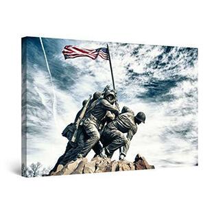 Startonight Canvas Wall Art Iwo Jima Memorial USA Nation Artwork Mod 平行輸入の画像