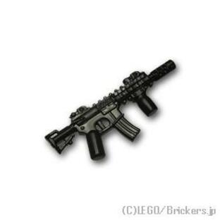 レゴ カスタムパーツ アサルトライフル M4A4：ブラック | lego 互換 ミニフィギュア 人形 ミリタリー 武器 銃 ライフルの画像