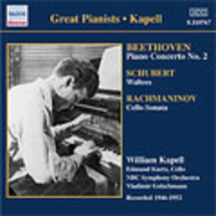 NBC交響楽団/Beethoven：Piano Concerto No.2/Schubert：Waltzes/Rachmaninov：Cello Sonata/etc：William Kapell[8110767]の画像