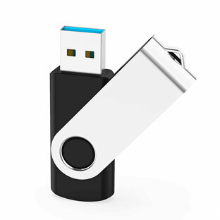 KEXIN USBメモリ 128GB USB 3.0 高速 USBメモリースティック 360°回転式 Windows PCに対応の画像
