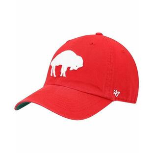 ４７ブランド 帽子 アクセサリー メンズ Men's Red Buffalo Bills Legacy Franchise Fitted Hat Redの画像